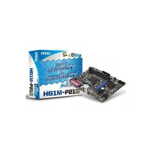 Placa Mãe MSI i3/i5/i7 H61M-p21 R$339,00