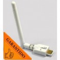 Adaptador Wireless Usb Wifi 150mbps Lan B/g/n Com Antena  R$69,9O